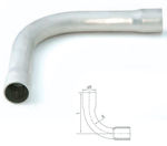 Curva 90° enchufable en aluminio para la conexión de tubos RAL, referencia 55012016 de Pemsa. DN16